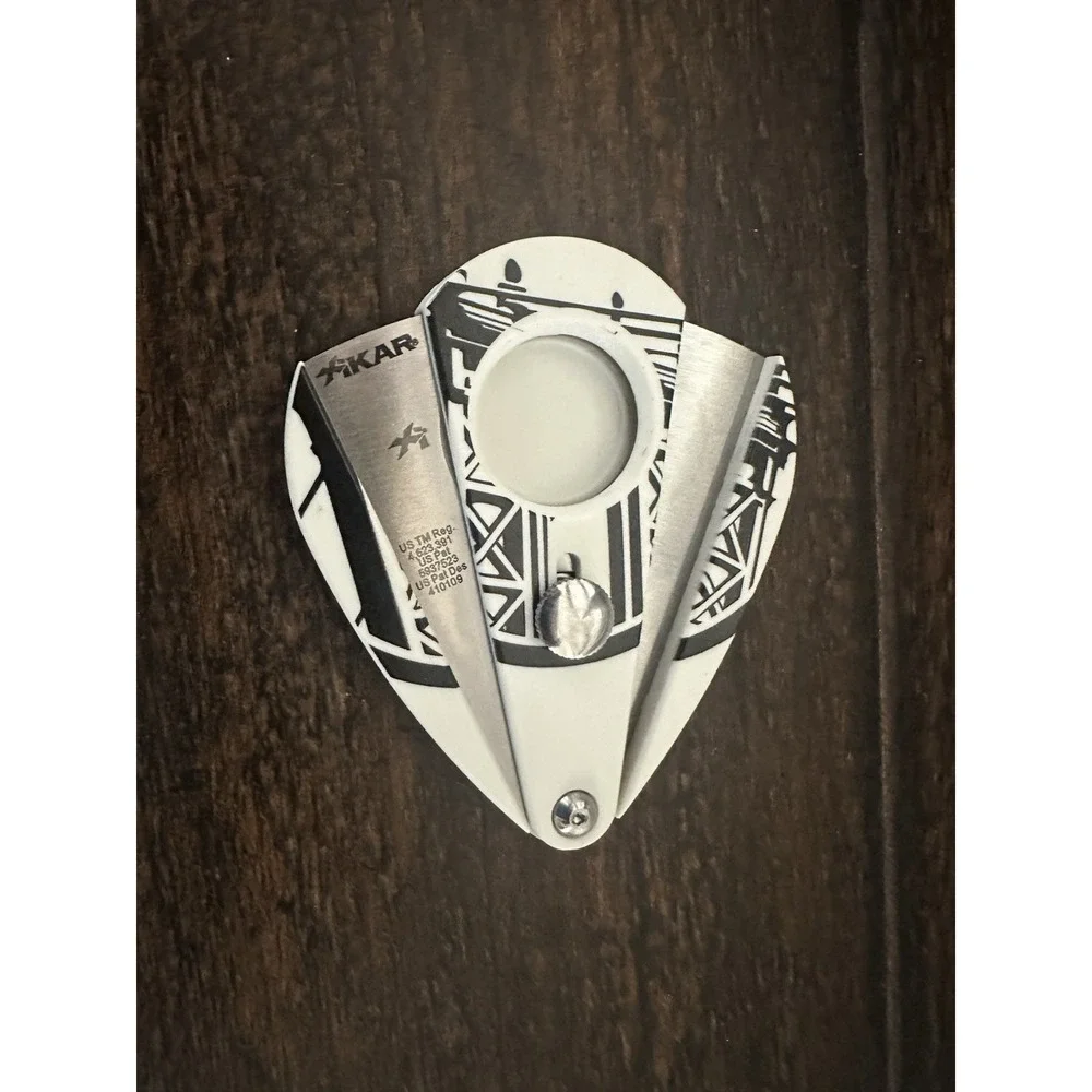 Xikar Xi2 Cigar Cutter Blackened by Drew Estate Limited Edition White Black NEW